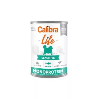 Calibra Dog Life Sensitive salmon konzerv 400g