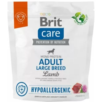   Brit Care Adult Large Breed lamb&rice 1kg- hipoallergén kutyatáp (25kg feletti, felnőtt kutyáknak)