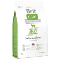  Brit Care Grain-Free Adult Large Breed Salmon & Potato 12kg-hipoallergén, gabonamentes kutyatáp (25kg feletti kutyáknak)