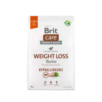   Brit Care Weight Loss Rabbit & Rice 3kg - hipoallergén fogyókúrás kutyatáp