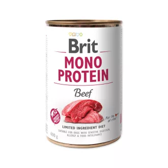   Brit Mono Protein Beef konzerv 400g - gabonamentes, marha konzerv kutyáknak