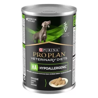   Purina Pro Plan Veterinary Diets HA Hypoallergenic nedves kutyaeledel 400g