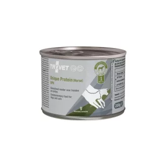   Trovet Unique Protein Horse (UPH) - Egyféle fehérjéből álló konzerv lóhússal kutyáknak és macskáknak 200g