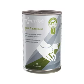   Trovet Unique Protein Horse (UPH) - Egyféle fehérjéből álló konzerv lóhússal kutyáknak és macskáknak 400g