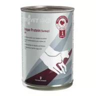   Trovet Unique Protein Turkey (UPT) - Egyféle fehérjéből álló konzerv pulykahússal kutyáknak és macskáknak 400g