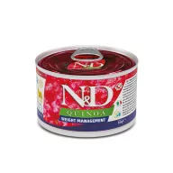   N&D Quinoa Weight Management Dog Lamb Adult Mini 140g - kutya konzerv bárány, quinoa
