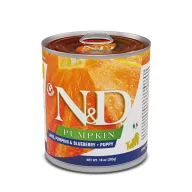  N&D Pumpkin Dog Lamb Puppy 285g - kölyök kutya konzerv bárány, áfonya, sütőtök 